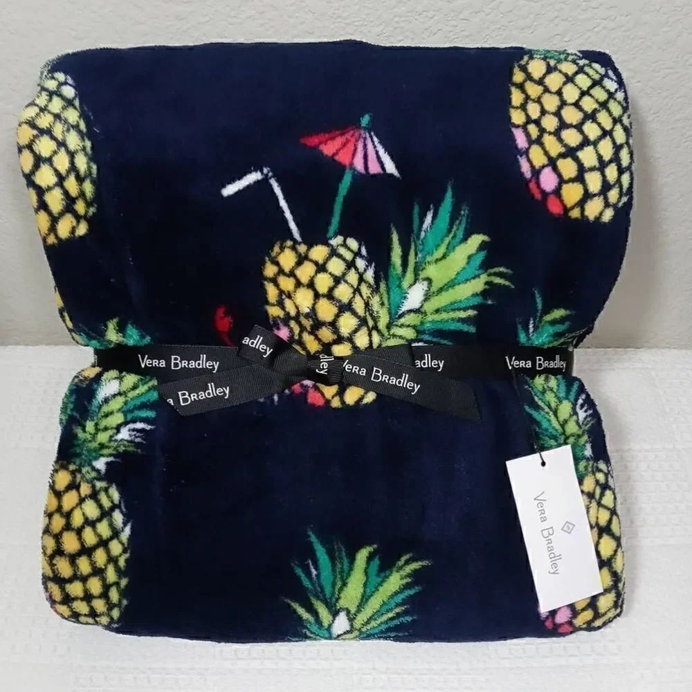 Vera Bradley Fleece Throw Toucan Party Blanket -T